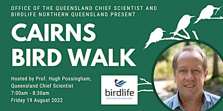 Bird Walk at the Cairns Esplanade with Queensland Chief Scientist