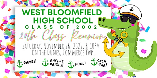 West Bloomfield High School Class of 2002 Twenty Year Reunion