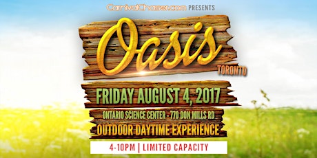Oasis Toronto: Outdoor Daytime Experience primary image