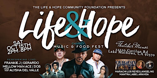 Music Festival Benefiting The  Life & Hope Cancer Foundation
