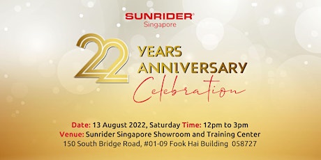 Sunrider Singapore 22nd Years' Anniversary