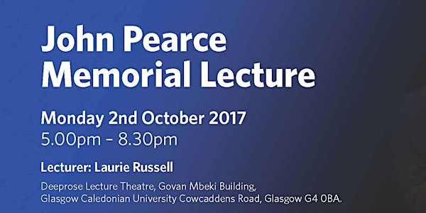 John Pearce Memorial Lecture