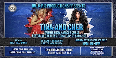 Tina & Cher - Tribute Show Harbor Cruise