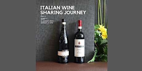 Ciao! Time for Italian Wines with Tasting & Pairing primary image