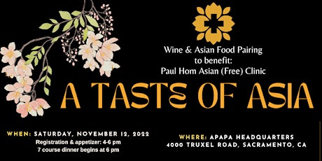 A Taste of Asia 2022- Wine and Asian Food Pairing