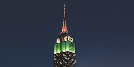 Empire State Building Indian Tri-color Lighting