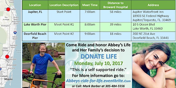 ABBEY'S RIDE FOR LIFE