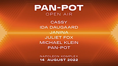 PAN-POT Berlin Open Air - 14. August 2022 at Napoleon Komplex