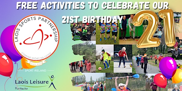 Free  Spin Class - Laois Sports Partnership 21st Birthday Celebrations