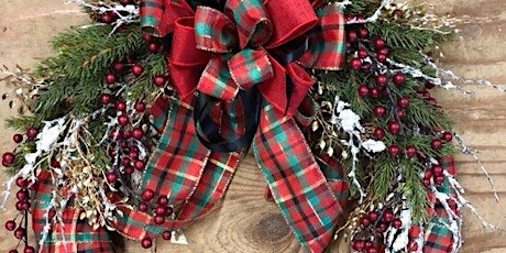 Winter Ribbon Wrap Wreath