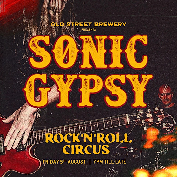 Sonic Gypsy LIVE at Old Street Brewery & Taproom, Hackney Wick image