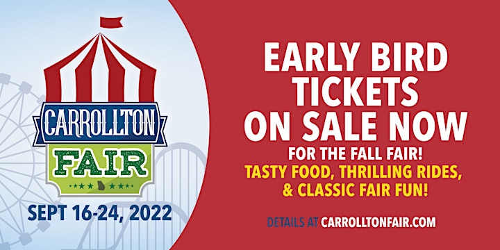 Carrollton Fall Fair -Sept 16-24, 2022 image