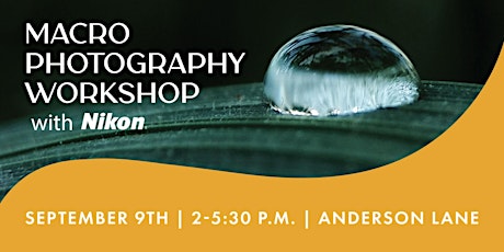FREE Macro Photography Workshop with Nikon  - Anderson Ln Store