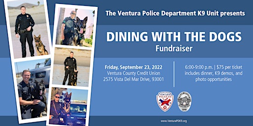 Dining with the Dogs K9 Unit Fundraiser