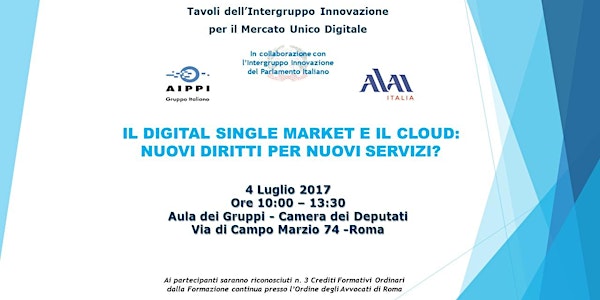 Il Digital Single Market e il Cloud: nuovi diritti per nuovi servizi?
