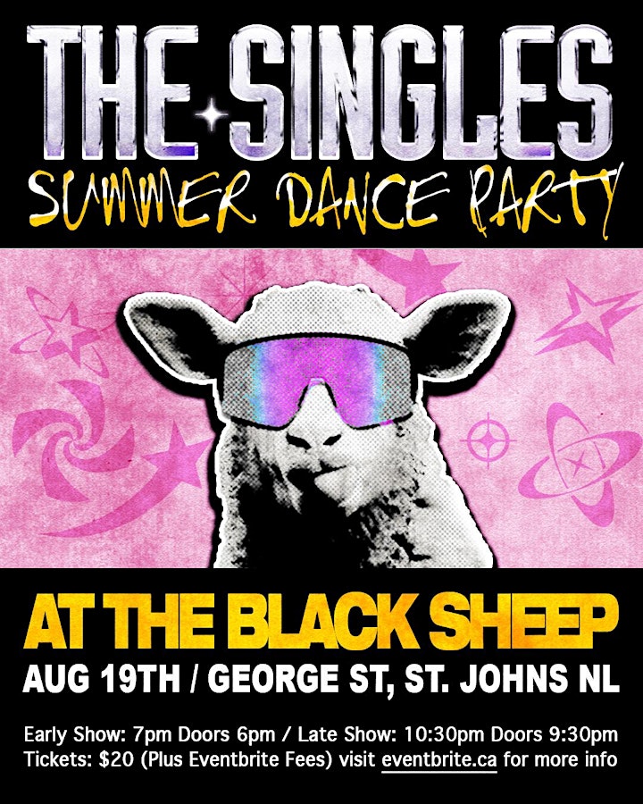 The Singles Summer Dance Party @ The Black Sheep (Early Show) image