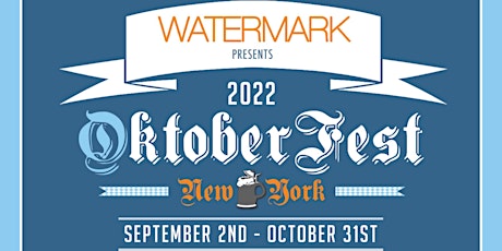 Imagen principal de SATURDAYS: OktoberFest NYC 2022 + HALLOWEEN Oktober-FRIGHT-FEST WEEKEND