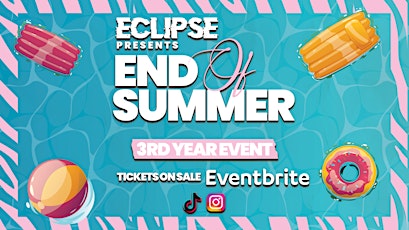 Eclipse Presents: End Of Summer at Tamango Nightclub | 3rd Years