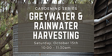 Greywater/Rainwater Harvesting