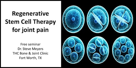 Free Seminar: Regenerative Orthopedic Stem Cell Therapy for Joint Pain
