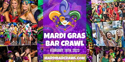 3rd Annual Mardi Gras Bar Crawl - Columbus