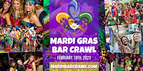3rd Annual Mardi Gras Bar Crawl - Minneapolis