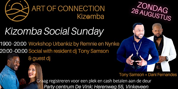 Kizomba Social Sunday Workshop by Remnie & Nynke