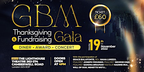 GBM Thanksgiving and Fundraising Gala