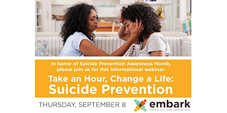 Take an Hour, Change a Life: Suicide Prevention