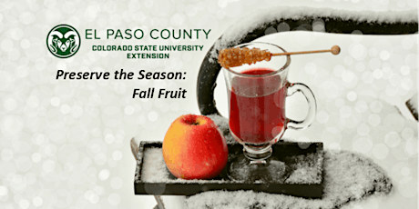 Preserve the Season: Fall Fruit ONLINE Class