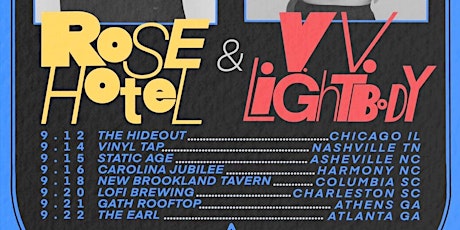 ROSE HOTEL // V.V. LIGHTBODY // KEON MASTERS Live at LO-Fi.