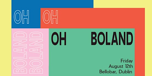 Oh Boland + Extravision @ The Bello Bar