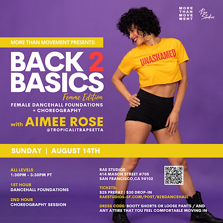 Back 2 Basics Femme Edition: Female Dancehall Foundations + Choreography image