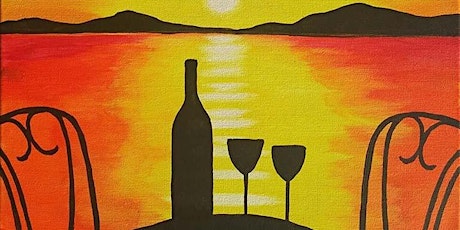 Sip and Paint - "Wine at Sunset"  Carnitas Snack Shack