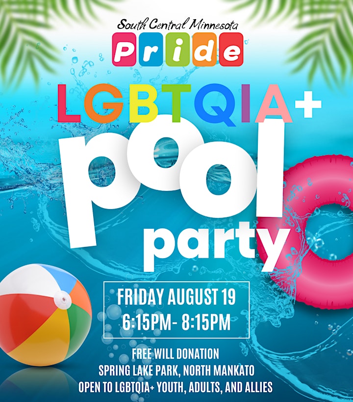 LGBTQIA+ Pool Party image