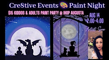 $15 Paint Night - kiddos & adults paint party IHOP Augusta