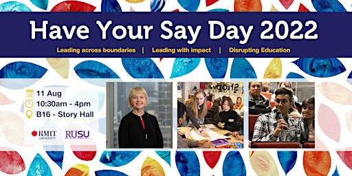Have Your Say Day 2022: Leading across boundaries