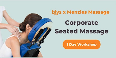 Corporate seated massage training - 1 day course
