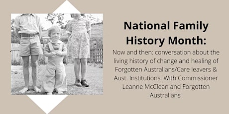 Now and then: conversations about forgotten Australians and care - NFHM