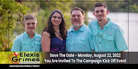 Elexis Grimes Campaign Kick-Off Event and Fundraiser