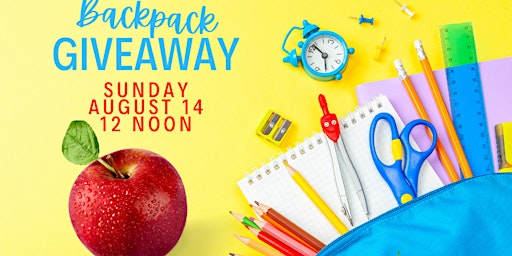 Backpack Giveaway hosted by Barrett Berry and The Elm Church