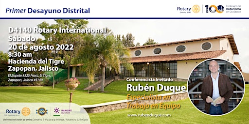 1er Desayuno Distrital Rotary International D4140