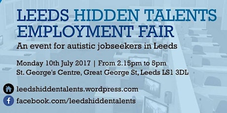 Hidden Talents Jobs Fair - Reasonable adjustments for autism and Asperger's primary image