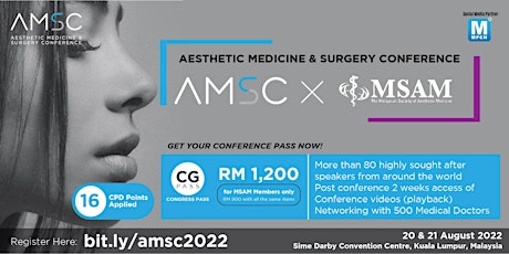 Aesthetic Medicine & Surgery Conference (AMSC) [THIS IS NOT A FREE EVENT] primary image