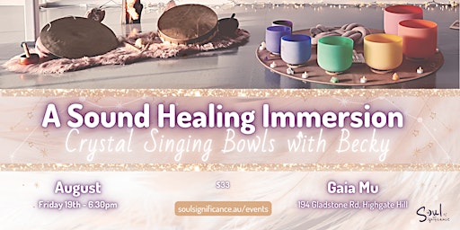 Crystal Singing Bowls with Becky - A Sound Healing Immersion