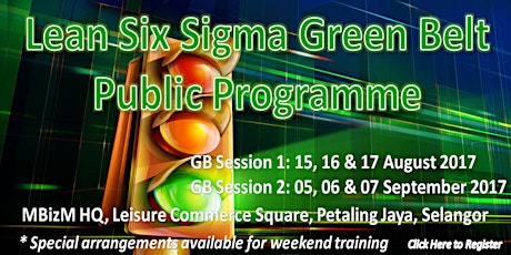 Imagem principal do evento Lean Six Sigma Green Belt Public Programme (6 Days)