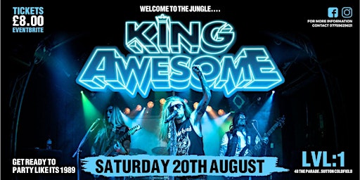 KING AWESOME - Welcome to the Jungle 80's Rock Tribute
