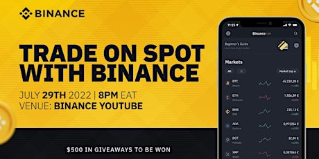 TRADE ON SPOT WITH BINANCE