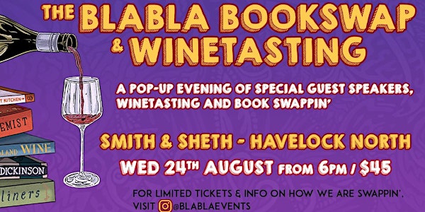 The Blabla Book Swap & Wine Tasting Evening