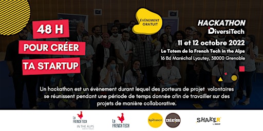 Hackathon - 48H pour vivre les débuts d'une start-up à Grenoble !